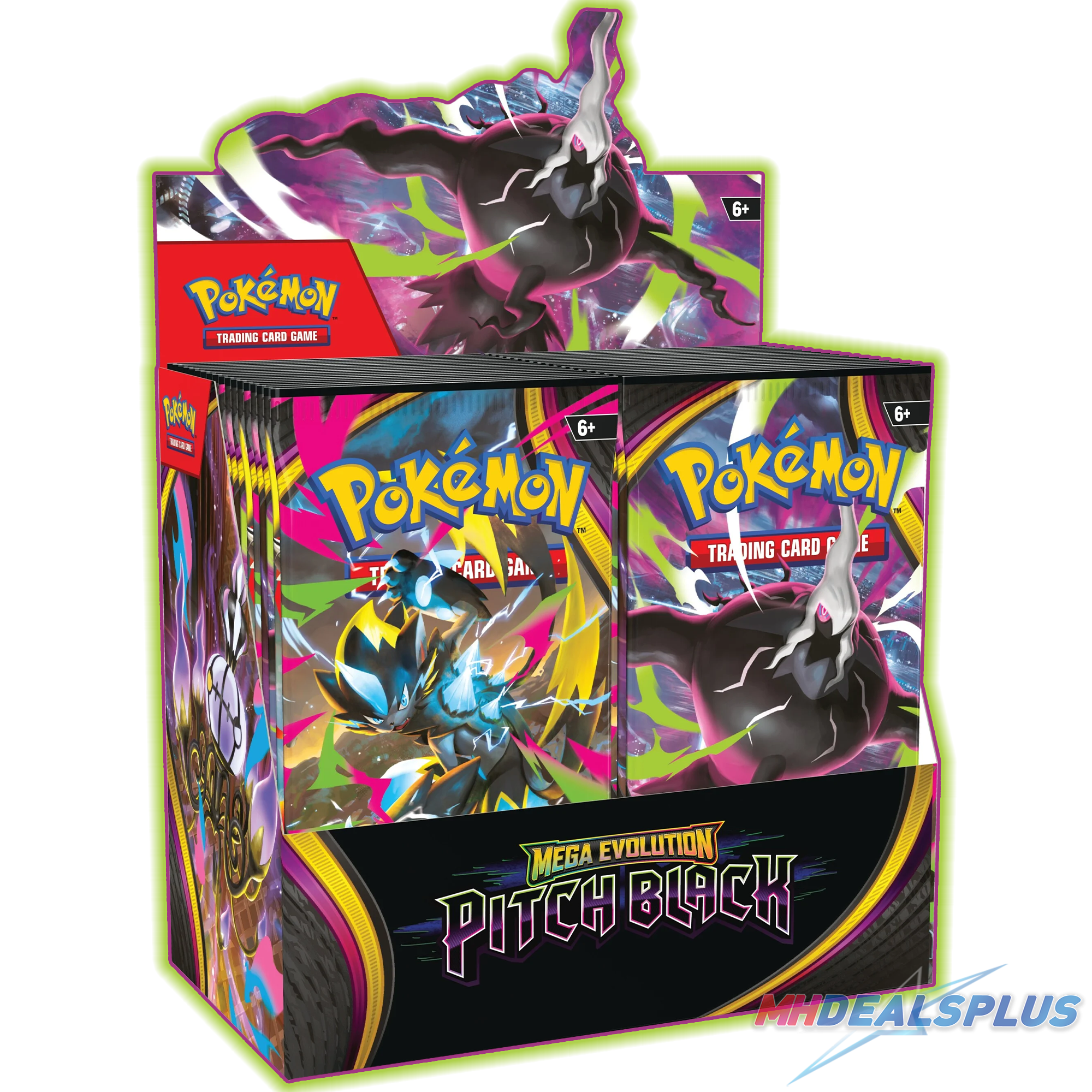 Pokemon Pitch Black Booster Box Sealed Case Pre-Order Ravli