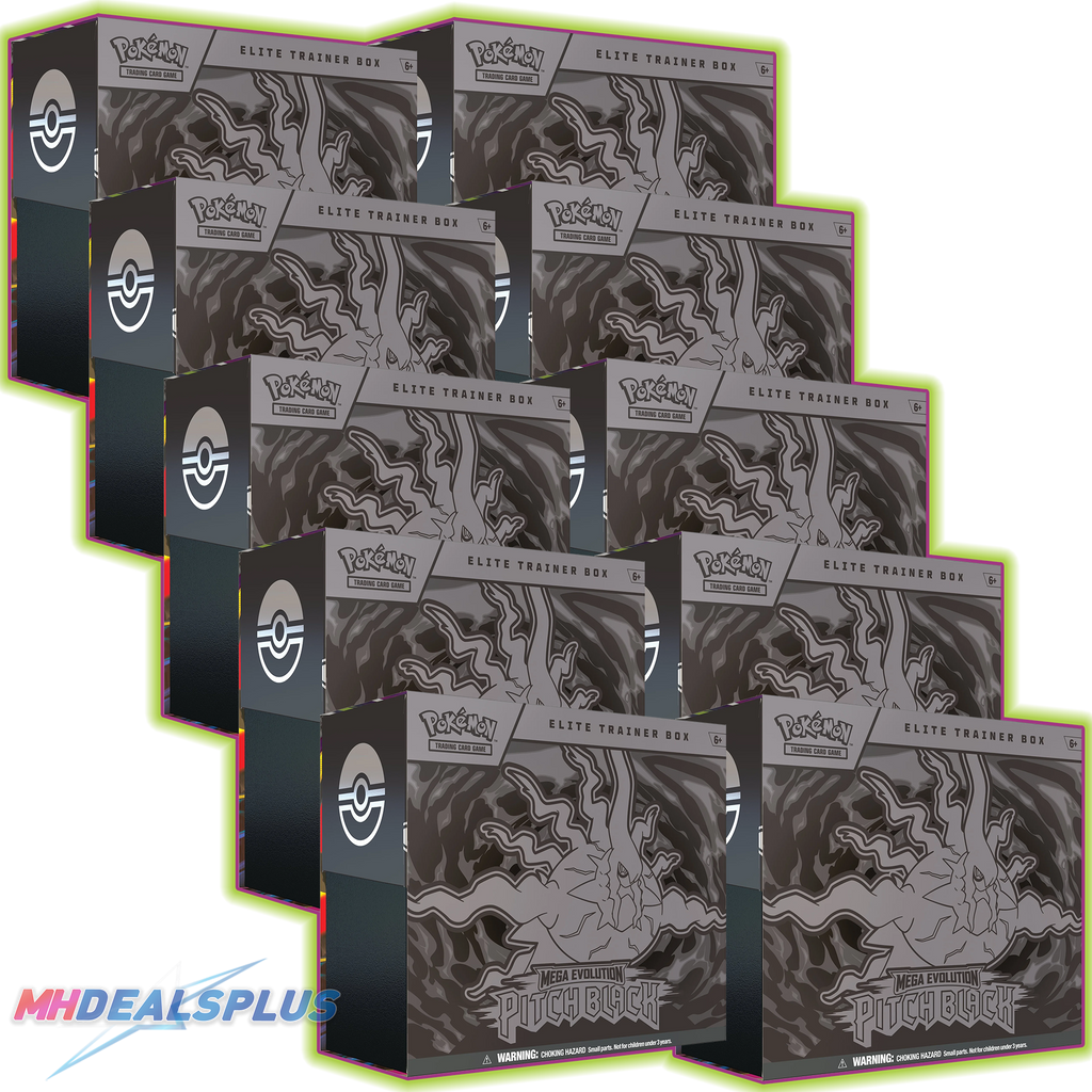 Pokemon Pitch Black Elite Trainer Box Sealed Case Ravli
